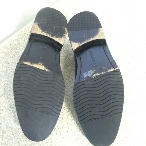 206 Collective Black Leather Shoes. - Picture 3 of 5